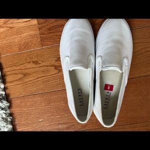 White Ralph Lauren sneakers